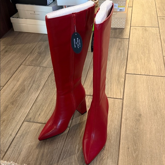 Wild Pair Block heel knee high Boots Sz 7 - Picture 8 of 8